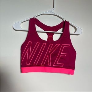 Nike Pink Sports Bra - M